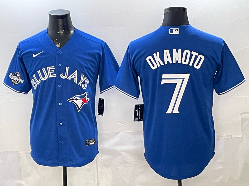 Men 2026 Toronto Blue Jays #7 Okamoto Blue Game Nike MLB Jersey 0410001->toronto blue jays->MLB Jersey